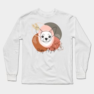 Chihuahua | Happy Fall, y'all! | It's sweater weather! | Hello Pumpkin! Long Sleeve T-Shirt